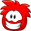 Club Penguin Blue and Red Puffles