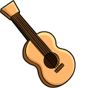 Club Penguin Franky and Guitar
