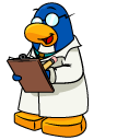 Club Penguin Gary and a Potion Flask