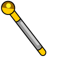 Club Penguin Great Puffle Circus Ringmaster and Wand