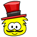 Club Penguin Great Puffle Circus Ringmaster and Wand