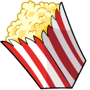 Club Penguin Herbert P. Bear and Popcorn