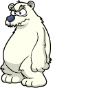 Club Penguin Herbert P. Bear and Popcorn