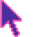 Blue-Pink Mix Pixel
