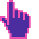 Blue-Pink Mix Pixel