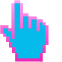 Blue Pink Pixel