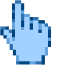 Blue Winter Lake Pixel
