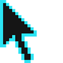 Bright Turquoise Pixel