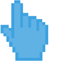 Crystal Blue Pixel