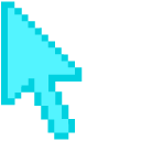 Electric Blue Pixel