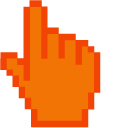 Orange Pumpkin Pixel
