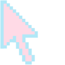 Pastel Blue and Pink Tones Pixel