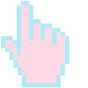 Pastel Blue and Pink Tones Pixel