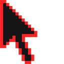Red Orange Pixel