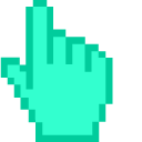 Sea Foam Green Pixel
