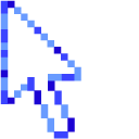 White-Blue Mix Pixel