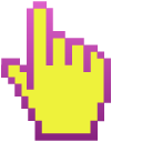 Yellow Hummingbird Pixel