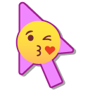 Blowing a Kiss Smiley