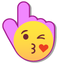 Blowing a Kiss Smiley