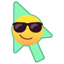 Cool Smiley with Sunglasses