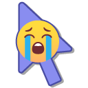 Loudly Crying Smiley