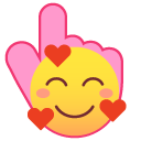 Lovely Smiley with Hearts