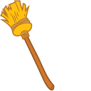 Frosty The Snowman and Broom