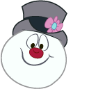 Frosty The Snowman and Broom