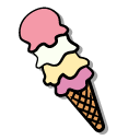 Peanuts Snoopy with Ice Cream