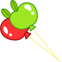 Cookie Run Apple Cookie and Apple Balloons