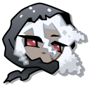 Cookie Run Ash Salt Cookie and a Fork Spear