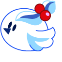 Cookie Run Blue Slushy Cookie and Icy Birdie