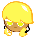 Cookie Run Lemon Cookie and a Cube