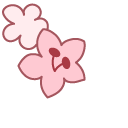 Cookie Run Peach Blossom Cookie and Flower