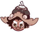Cookie Run Pinecone Cookie and a Staff