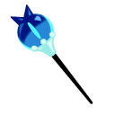 Cookie Run Shadow Milk Cookie and Staff