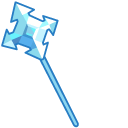 Cookie Run Snow Sugar Cookie and Staff
