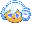 Cookie Run Snow Sugar Cookie and Staff