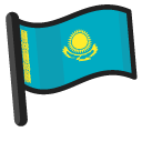 Kazakhstan Flag