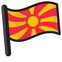 North Macedonia Flag