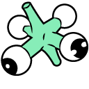 Cuphead Green and Pink Jack