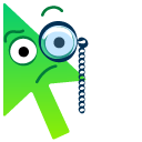 Cursoji - Face with Monocle
