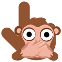 Cursoji - Hear and Speak-No-Evil Monkey