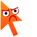 Cursoji - Pouting and Angry with Horns Face