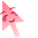 Cursoji - Smiling and Relieved Face
