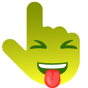 Cursoji - Squinting Face with Tongue