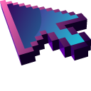 3D Dark Blue Abstract