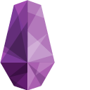 Abstract Purple Polygonal Pattern