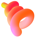 Colorful 3D Abstract Fluid Shapes