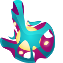 Colorful Holey Stone